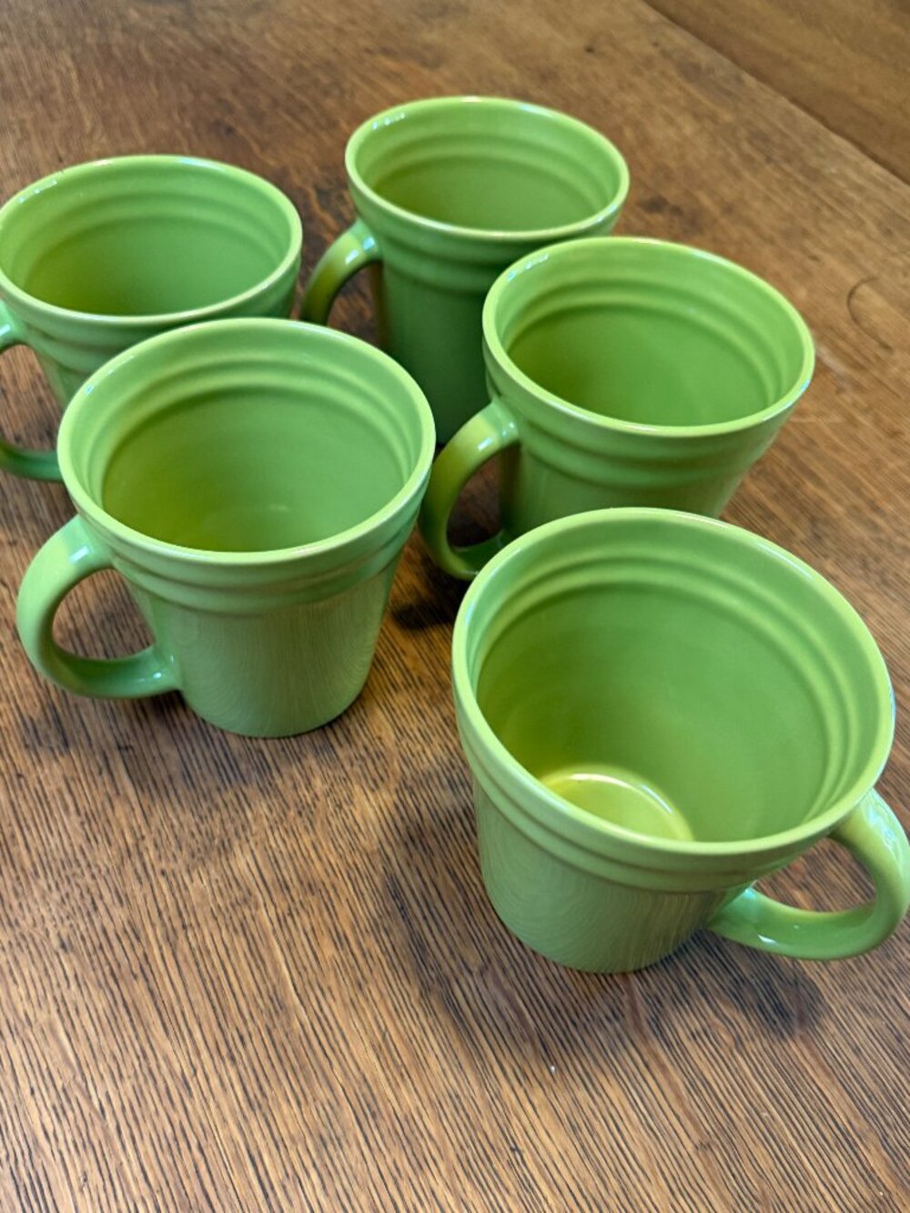 Rachel Ray Mugs Set of 5 - Light Green